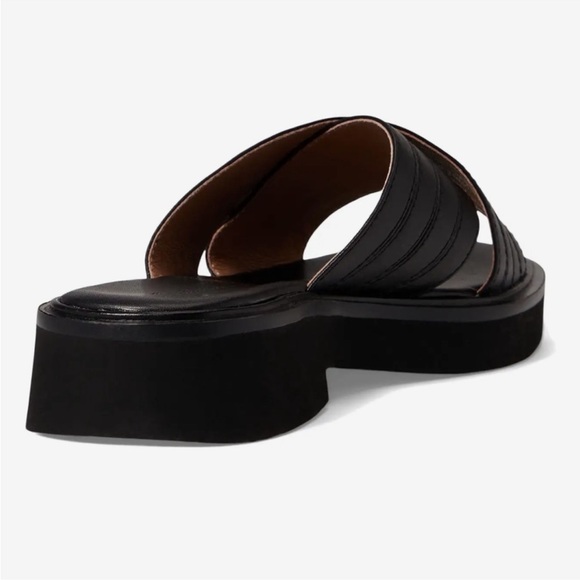 Madewell Pieced Crisscross Leather Slides - Picture 4 of 12